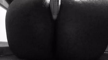 Preview 3 of Black Rap Xx Video Hd - BiCurious ebony toys fat ass for first time