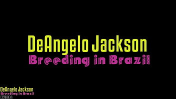 Preview 1 of Paksa Masuk Kesakitan - DeAngelo Jackson: Breeding in Brazil - Scene 1 - DeAngelo Jackson   Kaue Dantas TEASER