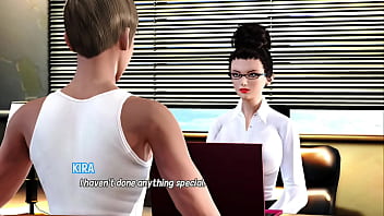 Preview 3 of Krainakpor - Max&#039_s Life Cap 56 - follando con mujer de enormes tetas y una milf me hace una paja con los pies