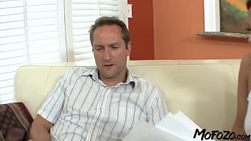 Preview 1 of Ou Takes - MOFOZO.com - Visa Applicant Without Proper Papers Getting Her Tits Slapped