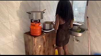 Preview 1 of Kuick Sex - Newly married couple having Passionate Sex in The Kitchen