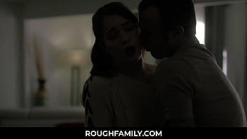Preview 2 of Sangoku Fucking Pan - RoughFamily.com ⏩ Stepbrother Busted his Stepsister in Home when Parents Left,  Evelyn Claire,  Chad Alva