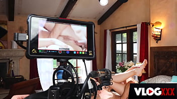 Preview 3 of Delforation Xvideo - Tiny Slut Chloe Cherry Fucked Hard Behind Scenes