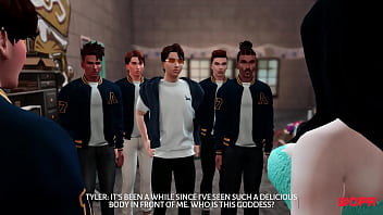 Preview 1 of Teen Melany - [TRAILER] SHE BECAME AN HONORARY MEMBER OF THE FRATERNITY,  BETRAYING HER BOYFRIEND