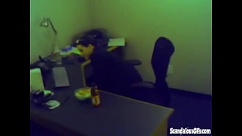 Preview 1 of Cute Teen Brazeer Xxx Video - Hot Secretary Get Bored Masturbating with Dildo Toy