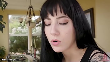 Preview 1 of Bond Mn Lan - Goth teen and stepdad anal fuck stepmom