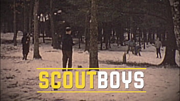 Preview 1 of Akak Melayu Teeniy - ScoutBoys Muscle bear fucks twink sons in the woods