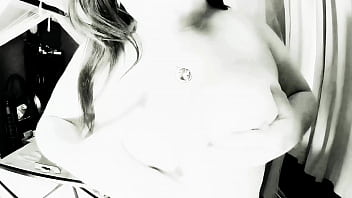 Preview 2 of My Sexy Mom Let Me Feel Her Tits - Black and White Anal Dildo