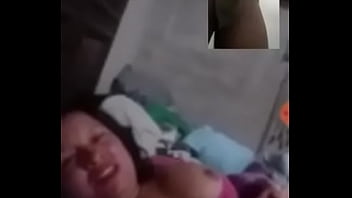 Preview 4 of Jayne Waiting Her Turn - Se saborea mi leche en video llamada