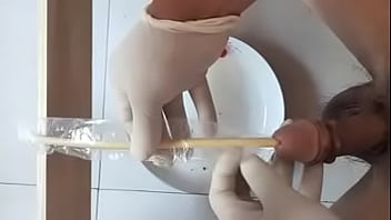 Preview 1 of New Long Time Sex Hd Video - 第一次插导尿管