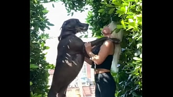 Preview 4 of Small Teen Vs Old Man - My dog is bigger than your dog... Show me yours!!!