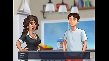 Preview 2 of 15 Minute Xxx - Summertime Saga Cap 79 - la empleada que limpia mi casa chupa mi polla y me la termino follando