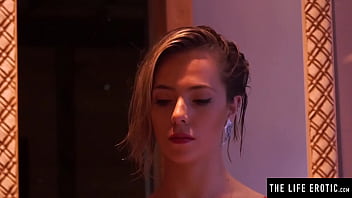 Preview 1 of Her Vegnance - Gloves and a corset but no panties as she fingers her wet pussy