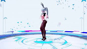 Preview 1 of 2 Port With Female - [MMD] HAKU Bunny Suit [Number 9]