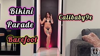 Preview 1 of Pinoy Boy Porn - PARADE WALKING IN BIKINI BAREFOOT AROUND HOUSE FOOT FETISH