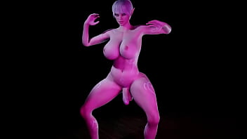 Preview 1 of Alone Bot Mud - Shemale Elf Shaking It | 3D Porn Music Video