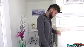Preview 1 of Wwwwexxxxxx Eee - Cheating Wife Aliya Brynn Suck Big Black Dick In Front Of Cabron Husband