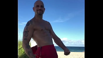 Preview 3 of Hd Sri Lankan Fat Hd Anty - BEACH FLEXING