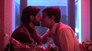 Preview 2 of Sex In Hostel Long Video - Christian Chaves and Emilio Cuaik Gay Kiss from TV show La Casa De Las Flores | gaylavida.com