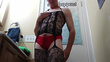 Preview 1 of Lesbian Nampa Message - Some fun in new underwear and leggings