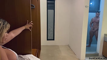 Preview 2 of 9yrs Girls Pain In Wrong Hole - Dezii Gonzalez caught me in the shower