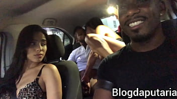 Preview 3 of Franaise En Gang Bang - Casal inventa de foder dentro do carro do casal porra loka e acabo dando merda.: