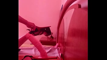 Preview 1 of Amateur Amateur Tan Lines - Anal riding dildo