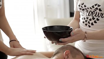 Preview 1 of Online Play Tube - 18videoz - Sensual massage and three-way Izi Ashley,  Jessi Gold