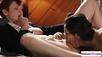 Preview 3 of Xxxii Gujarati Sik - Big tits lesbian babe stripping then pussy licking petite gf