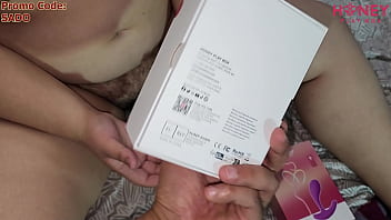Preview 1 of Son And Mom Fuck Troth - With his cellphone he can control this Honey Play Box vibrator to fuck my ass. Get 20% off with code: SADO