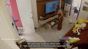 Preview 2 of Xxx Sonajure - I received the delivery man very naughty and let him suck me until I came in his mouth
