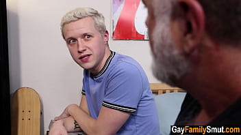 Preview 2 of Wife Breast Milk - Step daddy found out step son watches gay porn
