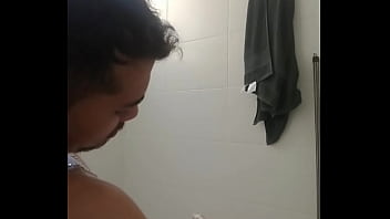 Preview 4 of Asian Eat Own Cum - Punheta do bom dia