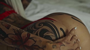 Preview 4 of Bbw Bight - SANKTOR - TATTOOED BLONDE SHOWS HER TINY ASSHOLE