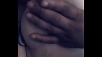 Preview 3 of Very Old Saggy Pendulous Tits - Kinky model sucks her own big tits