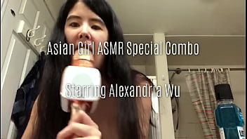 Preview 1 of 3 Ghiral Xx - Asian Girl ASMR Special Combo starring Alexandria Wu