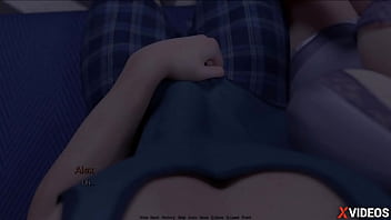 Preview 3 of Mom Bbw Japanese And Little Boy - HEART PROBLEMS &bull_ EP. 53 &bull_ AMAZING TITJOB FROM MY STEPAUNT