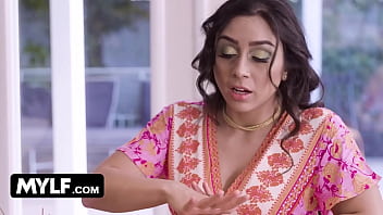 Preview 2 of Pakistani Adult Star Movie - AnalMom - Gorgeous Milf With Big Bouncy Ass Helps Inexperienced Boy To Unlock His Root Chakra