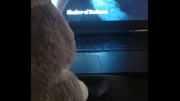 Preview 2 of Step Bro Admires - Fucking My furry toy while watching furry porn