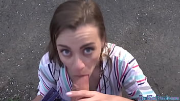 Preview 3 of Ussax - Bigboobs POV babe publicly gets fucked outdoor 4cash