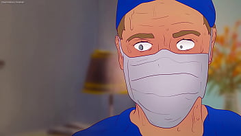 Preview 1 of Mega Areola - The doctor changed his orientation and immediately fucked the girl! (┬┬﹏┬┬) Hentai porn 2d ( Cartoon sex )