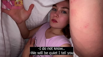Preview 1 of Booking Girlss - FUCKING WITH MY STEPSISTER NEXT TO S. PARENTS