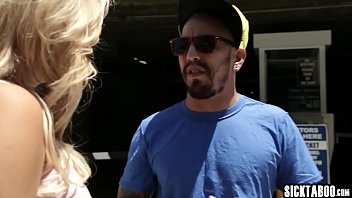 Preview 1 of Ful Sex Mp4 - Sexy blonde MILF banged hard by a perverted stranger