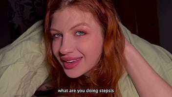 Preview 1 of Hd Bigg Boobs - StepSIS woke me up with a blowjob and begs me to FUCK HER