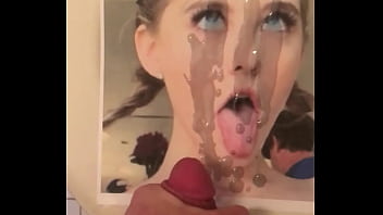 Preview 3 of Lesboun - Blowing a monster facial tribute all over slutty pornstar Melody Marks