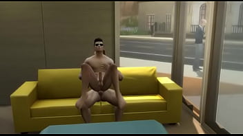 Preview 2 of Peculiar Chap Sauce For Playgirl - Sims having sex on the couch