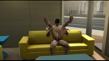 Preview 1 of Peculiar Chap Sauce For Playgirl - Sims having sex on the couch