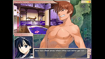 Preview 3 of Big Cock Tight Ass Oiled - Sengoku Rance - Kenshin Sex Scene