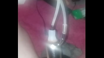 Preview 1 of Glorry Wholr - Getting my cock milked by machine