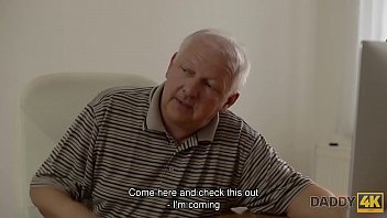Preview 1 of Only Lily Lane Xxxx Anal - DADDY4K. Nice babe Ornella Morgen wants to try sex with seasoned senior